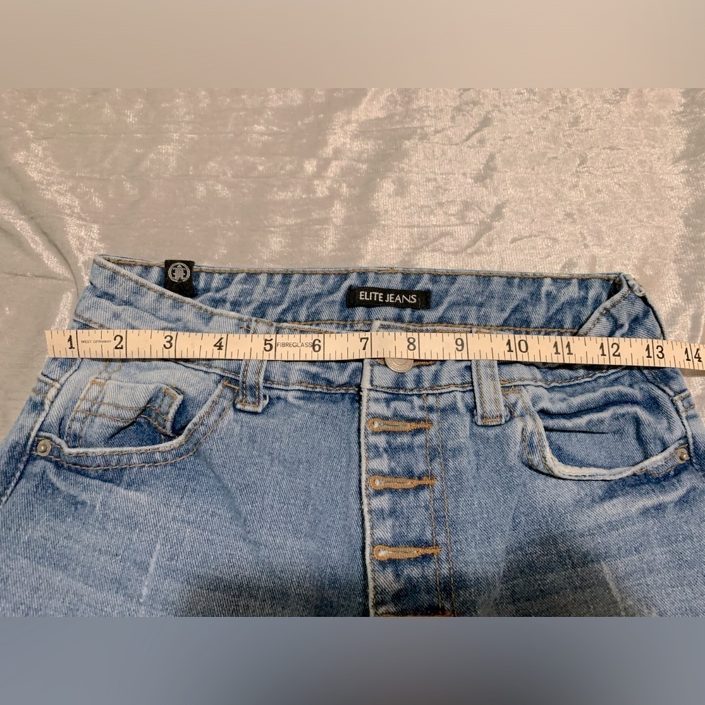 Elite Jeans Size 3 Color Blue - Picture 5 of 7